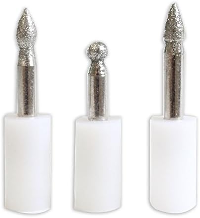 ToolUSA Dynamic 7 Pen de gravura sem fio | Inclui 4 dicas revestidas com diamante com 2 redondos e 2 pontos pontuais |