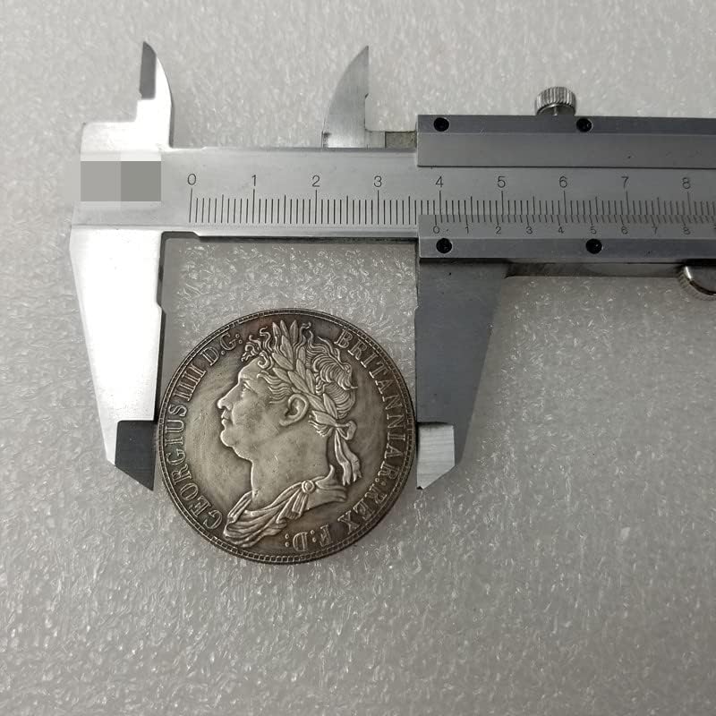 Avcity Antique Artesanato 1830 Scottish Silver Plated Coin Cópia Comemorativa Coin Coin estrangeiro Coin 175