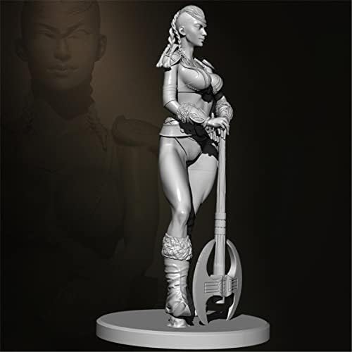 78mm Ancient Fantasy feminina Warrior Resin Kit Figura Modelo miniatura // md3-72