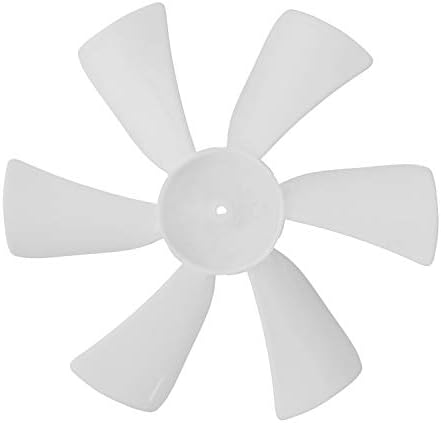 Substituição de lâminas de ventilador de dumble com 0,094in D-bore, 6in White RV Banheiro de banheiro Blays Blade Camper