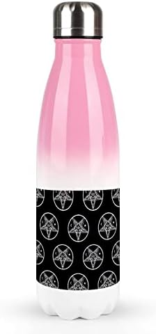 Baphomet Pattern 17oz Sport Water Bottle Bottle Stainless Acele A vácuo em forma de cola isolada balão esportivo reutilizável