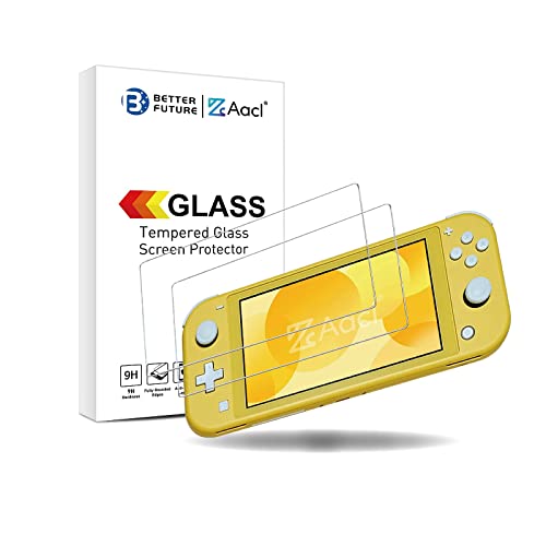 Protetor de tela para Nintendo Switch, 2 pacote de filme de vidro temperado, Ultra Clear Bubble grátis