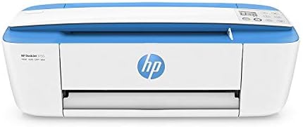 HP Deskjet 3755 Compact All-in-One Wireless Printer, HP Instant Ink, trabalha com Alexa-Blue Accent