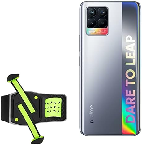 Ponte de ondas de caixa para o Realme 8 - Braçadeira Flexsport, braçadeira ajustável para treino e correr para o Realme