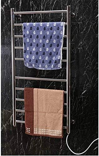 Rack de toalha aquecida, aquecedor de toalhas, aquecedor de toalha elétrico, 304 Rack de toalha de secagem em temperatura