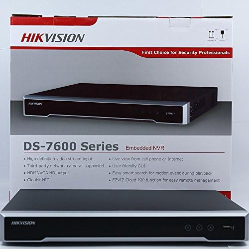 Hikvision DS-7608NI-I2/8P 8CH REGORDADOR DE VÍDEO DE VÍDEO DE REDE IP IP Integrado 8 POE Plug & Play 4K NVR [ Novo modelo]