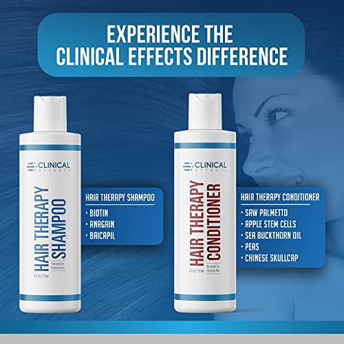 Efeitos clínicos Shampoo e conjunto de condicionadores de terapia capilar - xampu e condicionador de crescimento de cabelo