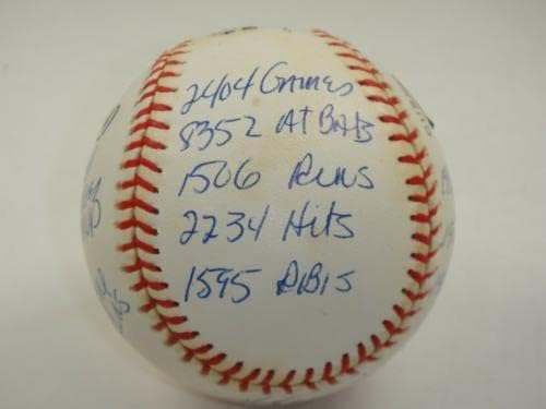 Mike Schmidt assinou o statball statball com 16 inscrições autograph rj.com - bolas de beisebol autografadas