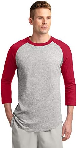 Jersey Raglan de cor de cor do Sport-Tek