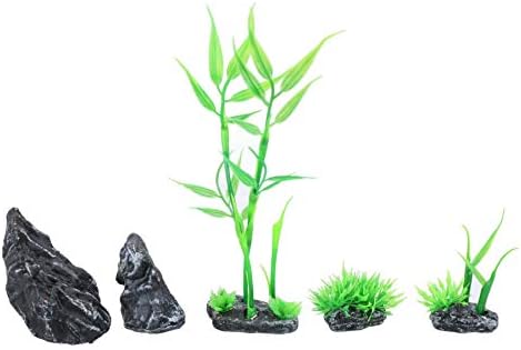 AB ferramentas 10pc Pequeno visual natural aquático aquário tanque deco deco nano raspar bambu