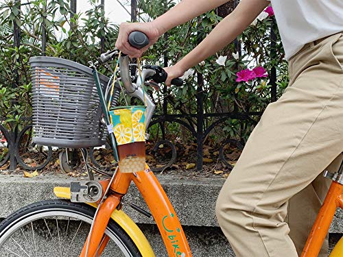 Portátil Portátil Copo de Bebidas Portador dobrável, Tainada reutilizável Drita de manga Correia de transporte para