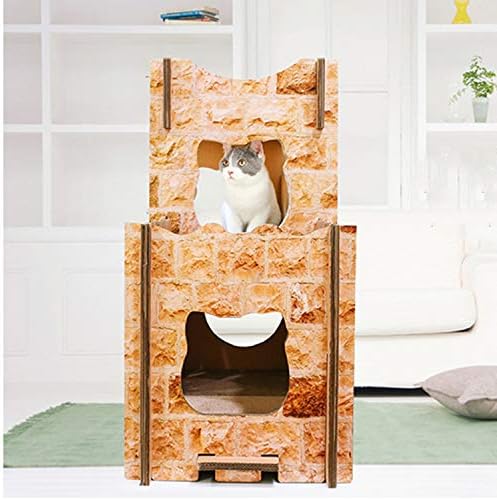 Lovepet Cat Wongencated Cat Furniture Cat Nest Diy Castle Cat Scratch Board Garra Toy 75x40x80cm