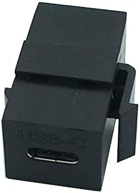 USB C Keystone Jack, Travien USB 3.1 Tipo-C Conector Keystone Inserir fêmea para fêmea, tipo de acoplador para a placa de parede