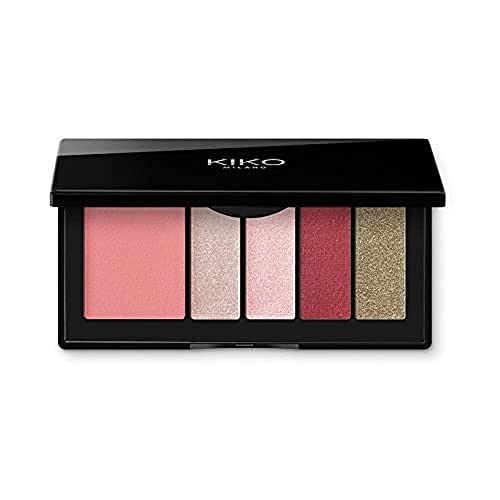 Kiko Milano - Paleta de olhos inteligentes e bochechas 04 Paleta de olhos e bochechas com 1 blush e 4 sombras | Sombra dos olhos e paleta