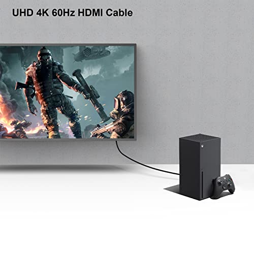 Benfei HDMI para HDMI 5 PACK CABO, 4K@60Hz Cabo HDMI de 6 pés de alta velocidade, 18 Gbps, 4K HDR, 3D, 2160p, 1080p, Ethernet,