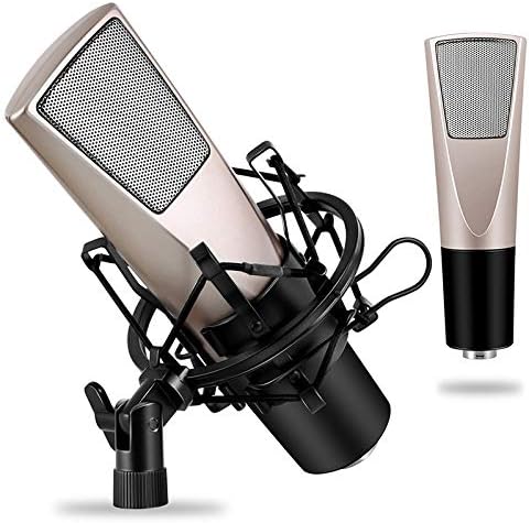 Micropóneo de música UXZDX K gravação de microfone grande microfone de microfone Microfone Microfone Live Equipment Microfone