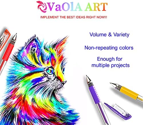 Canetas coloridas 30 PSC Gel Gel Cenas para crianças canetas coloridas para Spirograph Deluxe Design Conjunto