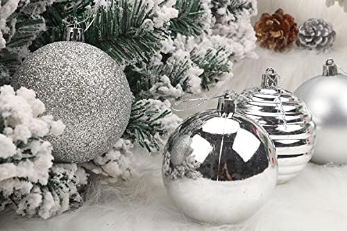 Yycraft 34ct Bola de Natal Ornamentos de 6 cm para decorações de Natal de árvore de Natal