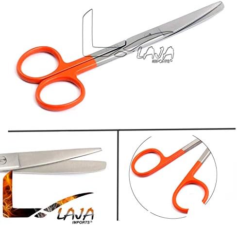 LAJA Importa o operador de tesoura de tesoura Sharp/Blunt Curved 5.5 Planejada de cor de 5,5