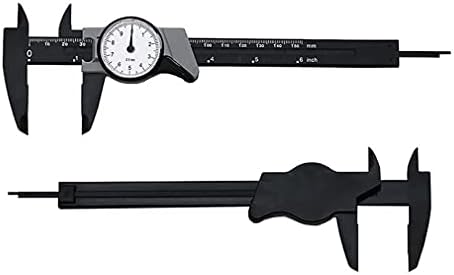 Slatiom 0-150mm mm caliper comprovante de choque de choque de plástico vernier