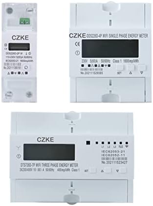 BEFIA Fase única 220V 50/60Hz 65A DIN WIFI WIFI Smart Energy Meter Monitor do timer KWH Wattmeter