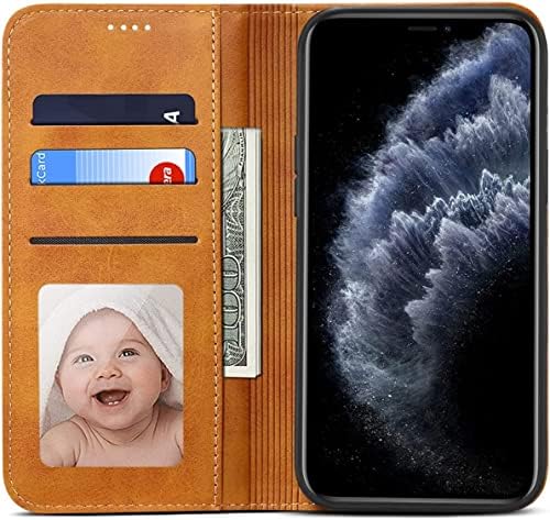 Caixa WSCEBCK para iPhone 11/11pro/11pro max, estojo de couro simples de couro PU PUR