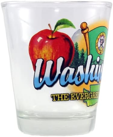 Washington Evergreen State Elements Shot Glass