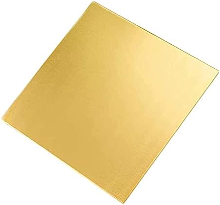 Zhengyyuu Brass Placa Folha de cobre Folha de folha de bronze Placa de maior força, boa plasticidade, boa soldabilidade da placa de bronze placa de papel alumínio