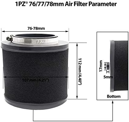 Substituição de filtro de ar 1PZ HX3-A0B para Honda Bigred FourTrax Trx300 Trx300fw 1988 1989 1990 1991 1992 17254-HC5-890