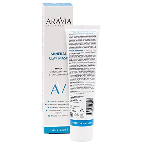 ARAVIA Mineral Blue Clay Máscara Multi-Active, 100 ml, 3,4 fl oz