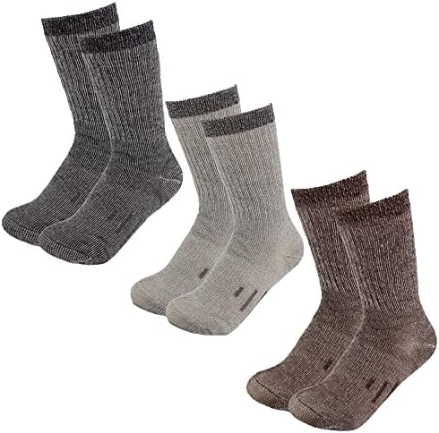 DG HILL 3 Pares 80% Merino Wool Meias para homens e mulheres Meias térmicas quentes de lã para caminhada no estilo