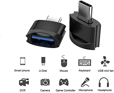 Adaptador masculino USB C feminino para USB compatível com o seu Motorola Moto Z4 Play para OTG com carregador Tipo