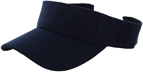 Dealstock Plain Men Women Sport Sun Visor de um tamanho ajustável de tamanho