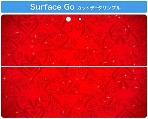 capa de decalque igsticker para o Microsoft Surface Go/Go 2 Ultra Thin Protective Body Skins 001585 Winter Red