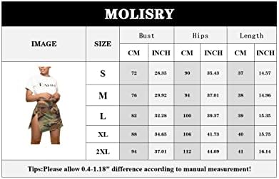 Mini -saia de carga feminina de Molisry Women com bolsos grandes Camuflagem alta Salia Bodycon Treino de tênis Golfe