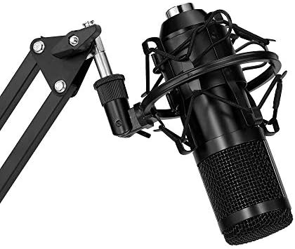 ZPLJ Stands USB 192KHz/24bits Microfone Kit de Microfone Kit Profissional Condenser Studio Broadcasting Microfone