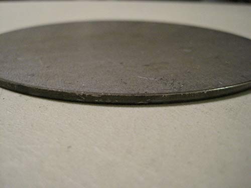Kolotovichtool Industrial Metal 1/8 Placa de aço, em forma de disco, diâmetro de 14.