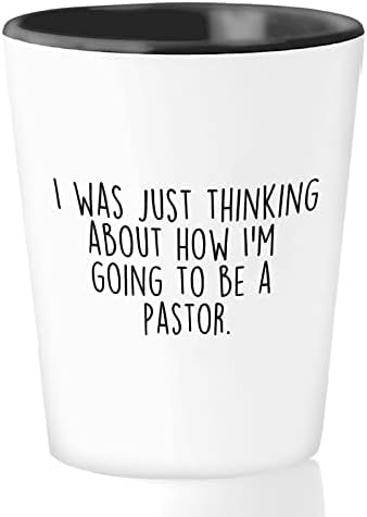 Pastor Shot Glass 1,5 oz - Eu sou um pastor, não um médico - Igreja da Congregação Igreja Católica Priest Religiosa Principal