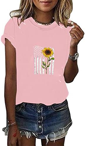 Roupas Trendy Short Manves Crew Neck Graphic Casual Top Tee para camisa feminina Summer Fall Girls C5 C5