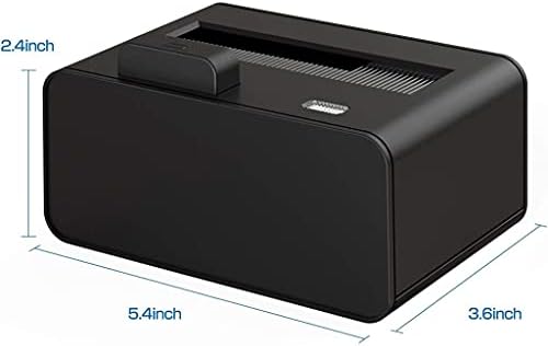 BBSJ USB 3.0 para SATA Drive Drive Docking Station Up Botão, 2,5,5 polegadas HDD SSD Estação UASP Support 10TB