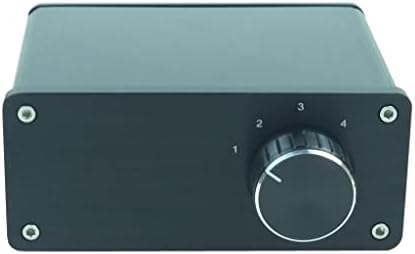 WENLII SINGRADOR DE SINGRA DE ÁUDIO 4 INPUT 1 OUT HIFI STEREO RCA Switch Splitter Selector Caixa