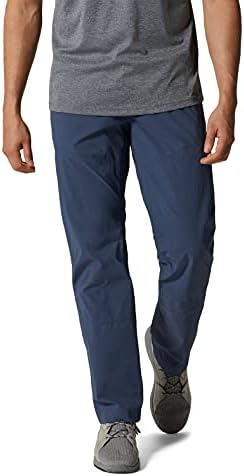 Mountain Hardwear Men Basin Trek Pant para camping, caminhadas, viagens e desgaste casual | Resistente à água e leve