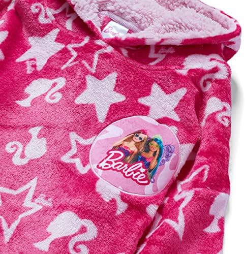 Barbie Girls Blanket capuz de enorme lã de lã de grande tamanho