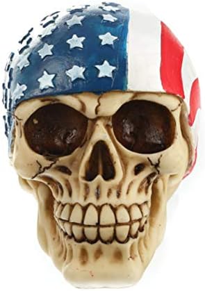 ABAODAM SIMULAÇÃO CRIATIVA RESINA DE RESINA DE HALLOWEEN Skull Props Decoração