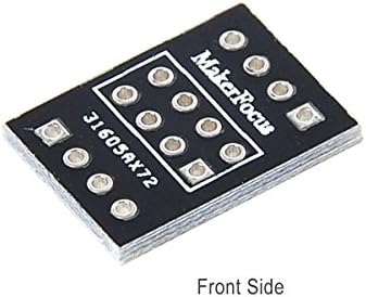 Makerfocus 5pcs NRF24L01+ Módulo adaptador ESP8266 ESP-01 para o módulo transceptor sem fio NRF24L01+ 2,4 GHz e Módulo WiFi ESP8266