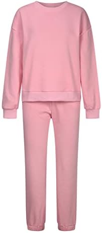 Ausyst Womens Casual 2 peças Roupa