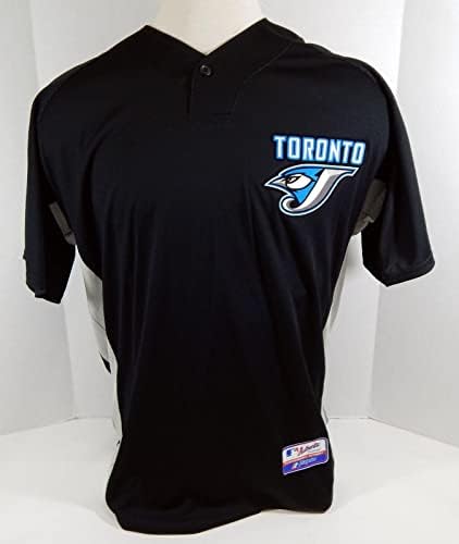 2008-10 Toronto Blue Jays Game Blank emitiu Black Jersey Batting Prac St 48 134 - Jogo usado MLB Jerseys