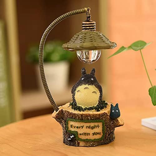 Totoro Night Light Mini Lamp Crafts Toys for Children Gift, Nightlight for Home Garden Decoration