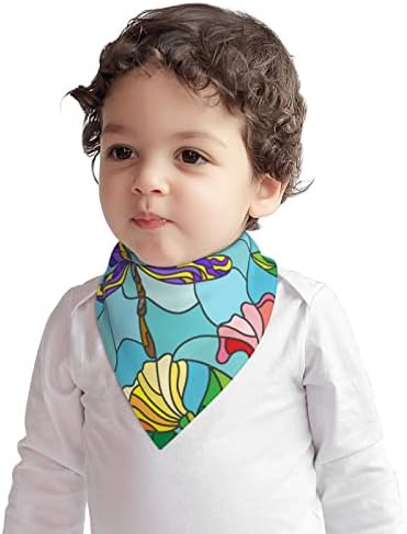 Borda de bebê de algodão Dragona contra o céu azul bebê bandana babador babador de dentição