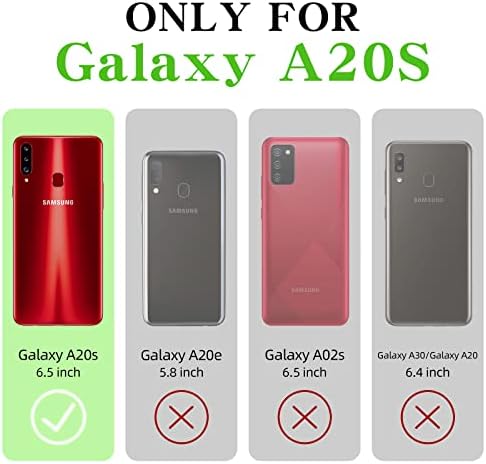 Kudini para Galaxy A20s Caso para mulheres Eletroplicar a tendência estética de luxo Bling Trendy Pretty e Câmera completa